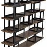 Product Image 3 for Fargo Bookcase, Dark Walnut And Metal from Noir
