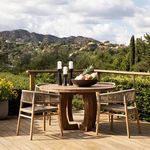 Product Image 3 for Janie Round Outdoor Dining Table from Dovetail Furniture
