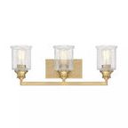 Product Image 3 for Hampton Warm Brass 3 Light Bath from Savoy House 