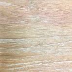 Close-up of Coastal Teak Dining Bench warm grey teak wood grain and multi-step finish texture