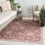 Product Image 7 for Sire Indoor / Outdoor Oriental Red / Gray Area Rug from Jaipur 