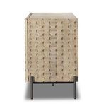 Product Image 6 for Raffael Carved Stonewash Grey Wide Media Console from Four Hands