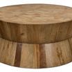 Product Image 2 for Round Tower Driftwood Drum Coffee Table  from Sarreid Ltd.