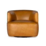 Product Image 3 for Mila Leather Swivel Chair - Ontario Camel from Four Hands