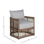 Product Image 20 for Newport Burlap Woven Barrel Chair from Summer Classics