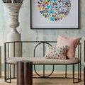 Product Image 10 for Euclid Boucle Seashell Bench from Currey & Company