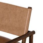 Product Image 9 for Bamba Wood-Framed Brown Leather Dining Chair from Four Hands