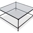 Product Image 3 for Serrated Edge Iron Coffee Table from Sarreid Ltd.