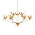 Product Image 13 for Paradiso SIlver and Gold Steel Chandelier from Currey & Company