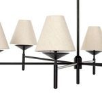 Product Image 14 for Dodie Jet Black Iron Chandelier from Four Hands
