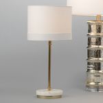 Product Image 1 for Grace Brass & Marble Table Lamp from Jamie Young