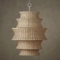 Product Image 10 for Phebe Large Rattan Chandelier from Currey & Company