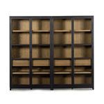 Millie Matte Black Wood Double Cabinet image 3