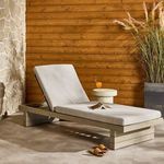 Product Image 10 for Leroy Grey Wooden Outdoor Chaise in Stone Grey from Four Hands