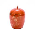 Product Image 1 for Orange Ginger Jar With Gilt Pine & Crane from Legend of Asia