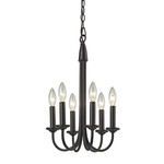 Product Image 1 for Chandette 6 Light Chandelier In Oil Rubbed Bronze from Elk Lighting