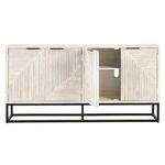 Product Image 4 for Flint Four-Door Mango Wood Sideboard from Classic Home Furnishings