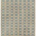 Product Image 1 for Boden Hand Knotted Geometric Blue/Cream Rug from Jaipur 