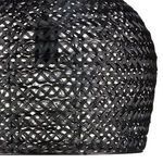Product Image 1 for Piero Small Black Woven Pendant from Currey & Company
