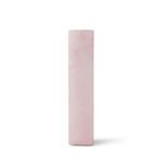 Tall rectangular Pink Alabaster T-Lite Holder with smooth finish and subtle natural pink veining
