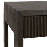 Product Image 5 for Larkin Two Drawer Desk With Fluted Detail In Dark Espresso Oak from Worlds Away