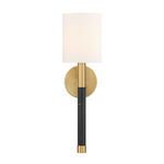 Product Image 3 for Conrad 1-Light Wall Sconce in Warm Brass from Savoy House 