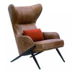 Product Image 3 for Amos Leather Accent Chair from Moe's