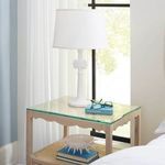 Product Image 11 for Arianna Lacquered 1-Drawer Side Table with Glass Top from Villa & House