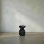 Product Image 1 for Samson Black Burnt Resin Stool/Side Table from Noir