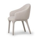 Bensen Dining Armchair side angle highlighting armrest curve and leg tapering