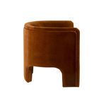 Product Image 4 for Lansky Three Leg Fully Upholstered Barrel Chair In Rust Velvet from Worlds Away