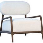 Product Image 4 for Ian Occasional Chair - Off White from Dovetail Furniture