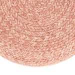 Product Image 3 for Grayton Indoor/ Outdoor Solid Heather Light Pink Cylinder Pouf from Jaipur 