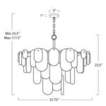 Product Image 11 for Polished Nickel Echo Chandelier from Regina Andrew Design