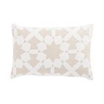 Product Image 1 for Casino Beige/ Ivory Geometric Throw Pillow 16X24 inch by Nikki Chu from Jaipur