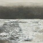 Alternate close-up on area with rough texture and soft blending of muted earth tones