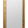 Product Image 4 for Rivet Rectangular Gold Wall Mirror from Cooper Classics