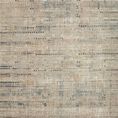 Axel Stone Sky Rug with muted neutral tones and abstract linear pattern in a soft polyester pile