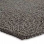 Product Image 3 for Anthro Natural Solid Dark Gray Area Rug from Jaipur 