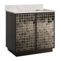 Product Image 3 for Mosaico 36" Vanity with Rectangular Undermount Sink from Currey & Company