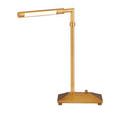 Autrand Desk Lamp angled with lamp head pointing forward and arm extended vertically