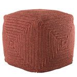 Product Image 2 for Bridgehampton Indoor/ Outdoor Solid Red Cube Pouf from Jaipur 