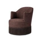 Product Image 1 for Aurora Laughlin Plum Fringe Swivel Chair from Four Hands