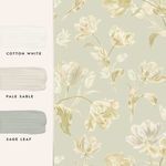 Product Image 4 for Laura Ashley Gosford Sage Green Wallpaper from Graham & Brown