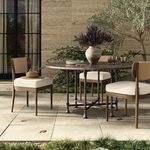 Product Image 4 for Leblanc Distressed Bronze Outdoor Dining Table from Four Hands