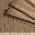 Product Image 12 for Query Handmade Bordered Brown Rug 18" x 18" from Jaipur 