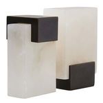 Product Image 5 for Tolliver Black & White Alabaster Bookends, Set of 2 from Arteriors