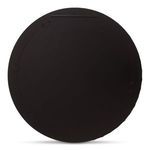 Back of the Isolde mirror showing solid black backing with hanging hardware