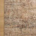 Partial view of rug on wood floor highlighting corner details