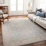 Product Image 3 for Avant Garde Woven Sky Blue / Brown Rug - 2'7" x 10' from Surya